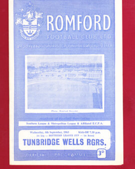 Romford v Tunbridge Wells 1963 – 4th September