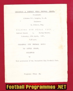 Oakland Minors v Harway Minors 1961 – Cup Final Chelmsford City