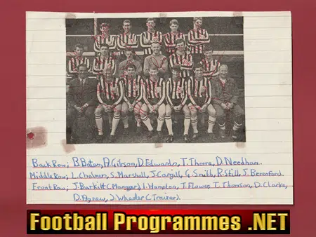 Notts County Football Team Multi Signed autographed Picture 1966