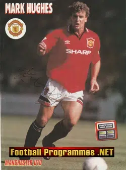 Manchester United Mark Hughes Autograph Signed Picture