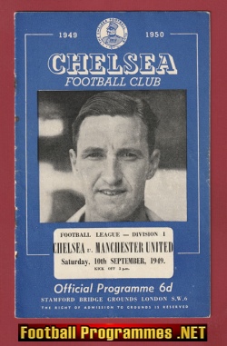 Chelsea v Manchester United 1949 – Football League Game