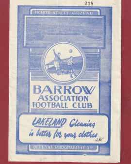Barrow v Halifax Town 1954