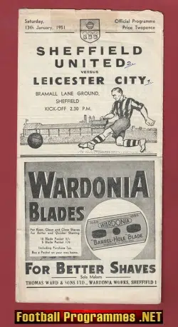 Sheffield United v Leicester City 1951