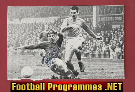 Manchester United Alex Dawson Signed Autograph Picture 1960s