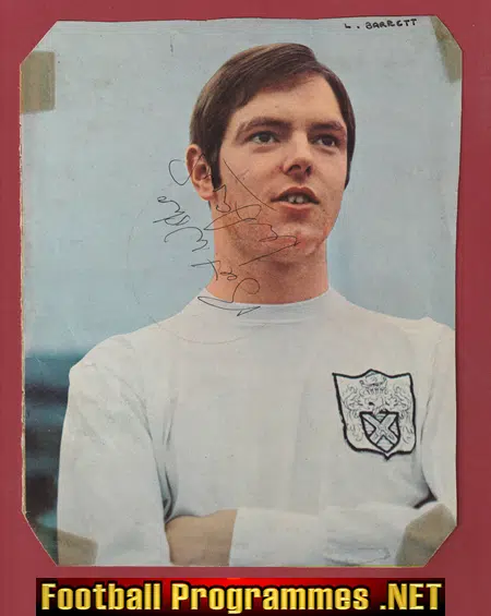 Fulham Les Barrett Autograph Signed Picture 1970s