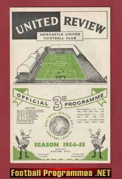 Newcastle United v Portsmouth 1954