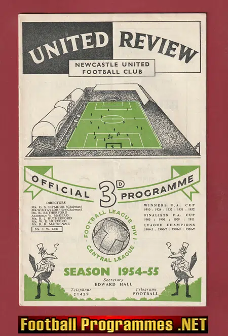 Newcastle United v Portsmouth 1954