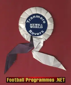 Tranmere Rovers Football Club Football Rosette News Of The World
