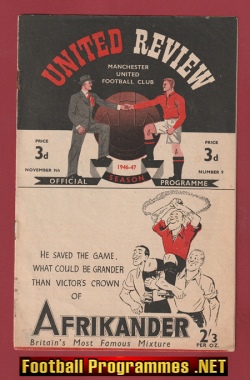 Manchester United v Derby County 1946 – Man Utd 1940’s