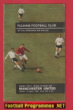 Fulham v Manchester United 1968
