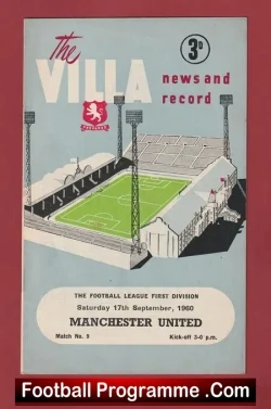 Aston Villa v Manchester United 1960