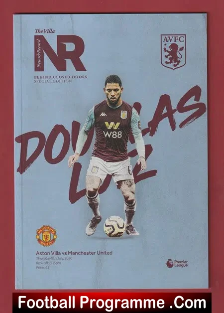 Aston Villa v Manchester United 2020 – BCD1