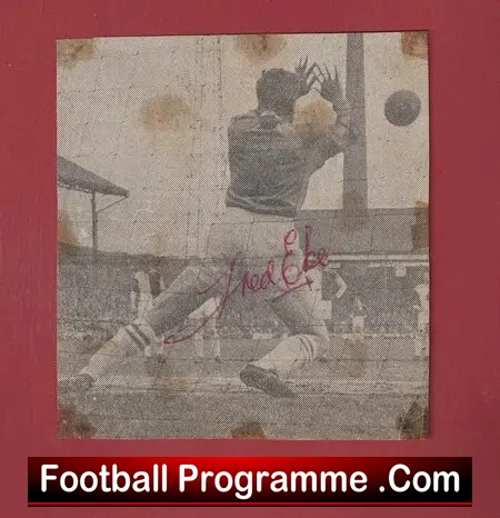 Blackburn Rovers Fred Else Autograph Signed Picture 1960s