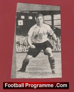 Bolton Wanderers Harry Webster Autograph Signed Picture 1950s - football memorabilia