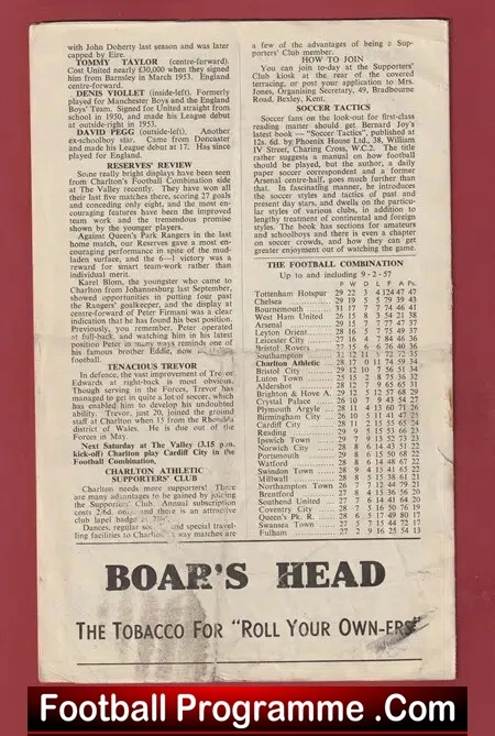 Charlton Athletic v Manchester United 1957