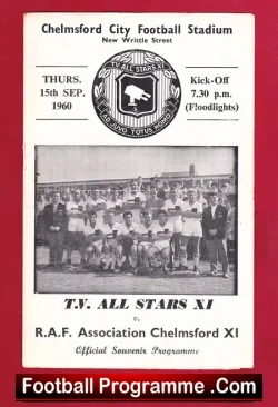 Chelmsford City v TV All Stars 1960 – Tommy Docherty