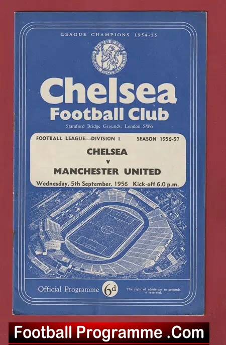 Chelsea v Manchester United 1956