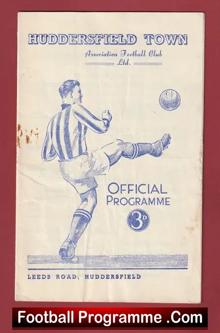 Huddersfield Town v Manchester United 1952