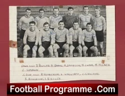 Hull City Football Team Multi Signed autographed Picture 1965 - football memorabilia