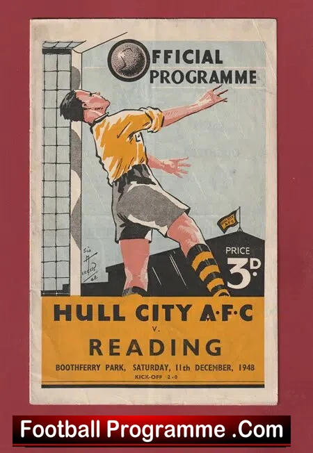 Hull City v Reading 1948