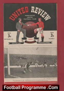 Manchester United v Aston Villa 1948 – Man Utd 1940s