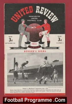 Manchester United v Aston Villa 1950 – Man Utd 1950’s