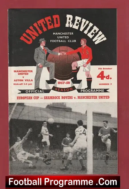 Manchester United v Aston Villa 1957 – Munich Season