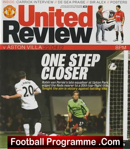 Manchester United v Aston Villa 2013