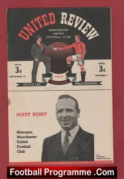 Manchester United v Blackpool 1948 – 1940’s Man Utd