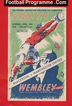 Manchester United v Blackpool 1948 – FA Cup Final Genuine 1940’s