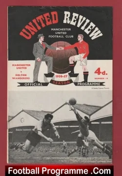 Manchester United v Bolton Wanderers 1957 - Man Utd