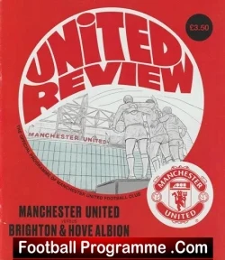 Manchester United v Brighton 2018 - FA Cup QF - football programme