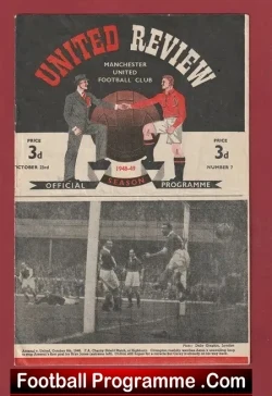 Manchester United v Burnley 1948 – Man Utd 1940s