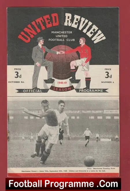Manchester United v Charlton Athletic 1948 – Man Utd 1940’s