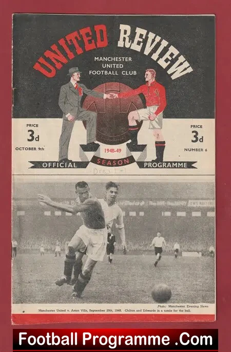 Manchester United v Charlton Athletic 1948 – 1940’s Man Utd