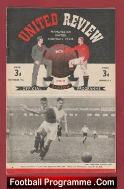 Manchester United v Charlton Athletic 1948 – 1940’s Man Utd