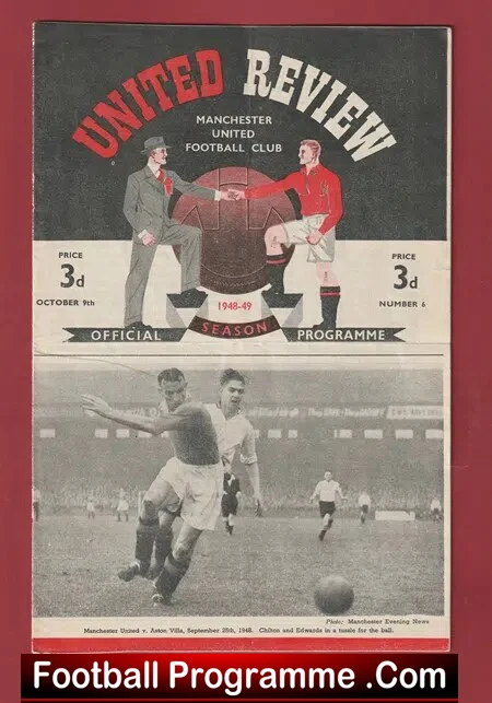 Manchester United v Charlton Athletic 1948 – 1940’s Man United