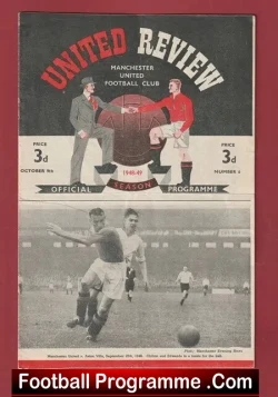 Manchester United v Charlton Athletic 1948 – 1940’s Man United