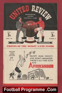 Manchester United v Chelsea 1948 – Man Utd 1940’s