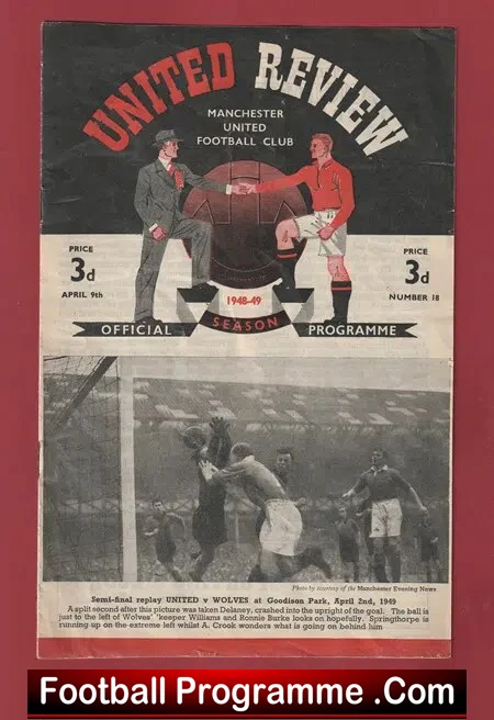 Manchester United v Chelsea 1949 – Man Utd 1940s