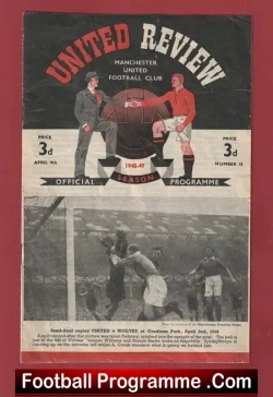 Manchester United v Chelsea 1949 – Man Utd 1940s