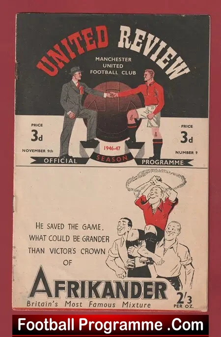 Manchester United v Derby County 1946 – Man Utd 1940’s