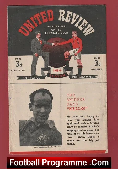 Manchester United v Derby County 1948 – issue 1