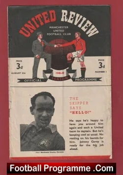 Manchester United v Derby County 1948 – issue 1