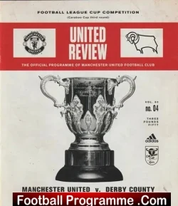 Manchester United v Derby County 2018 - League Cup - football programme