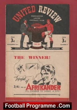 Manchester United v Everton 1947 – Man Utd 1940s