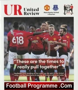 Manchester United v Everton 2018 - football programme