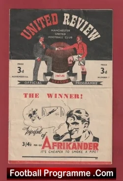 Manchester United v Huddersfield Town 1947 – Man Utd 1940s