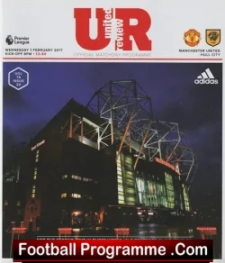 Manchester United v Hull City 2017 - football programme