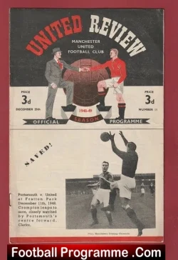 Manchester United v Birmingham City 1948 – Man Utd 1940s